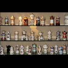 Tisanière-veilleuse en porcelaine